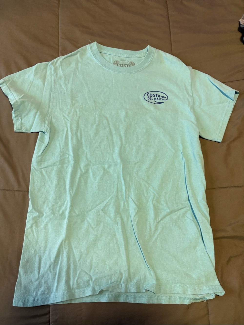 Costa Men’s Mint Green Short Sleeve Logo Tee